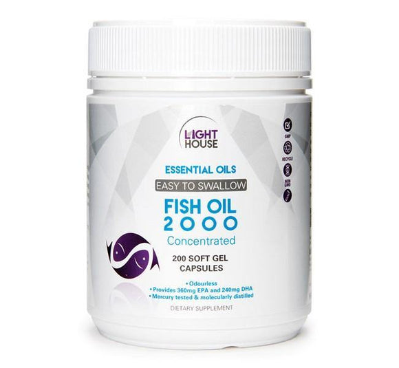 Fish Oil 2000 Concentrate - Lighthouse Supplements