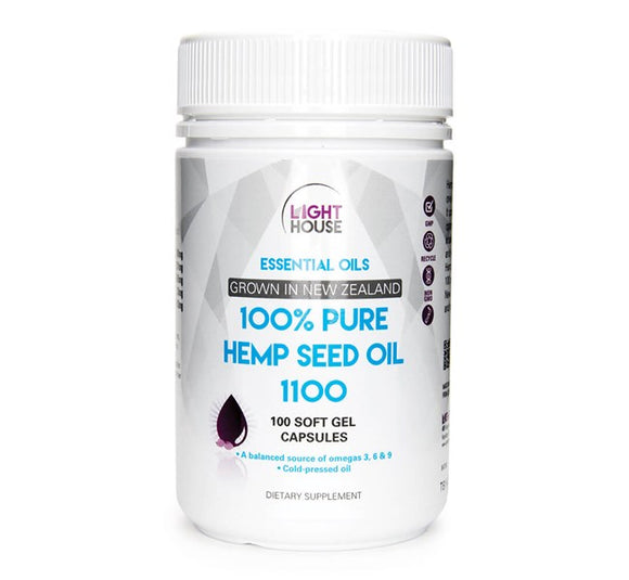 100% Pure Hemp Seed Oil 1100